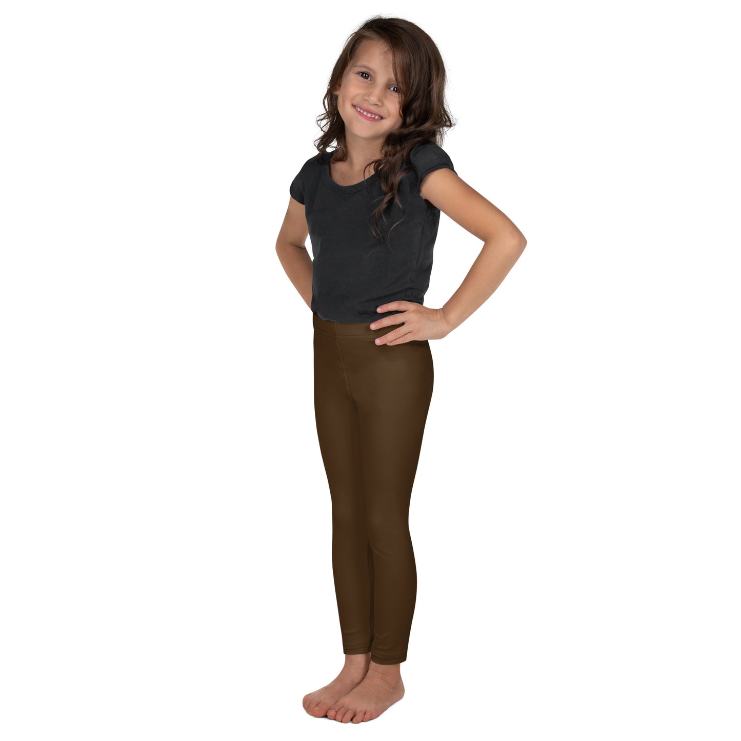 Kids Buttery Soft Brown Leggings