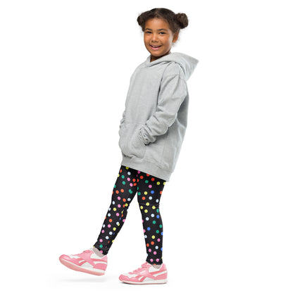 Girls Confetti Dots Buttery Soft Leggings