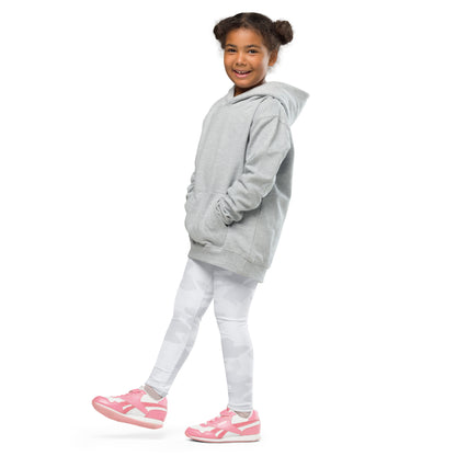 Kids White Camouflage Buttery Soft Leggings