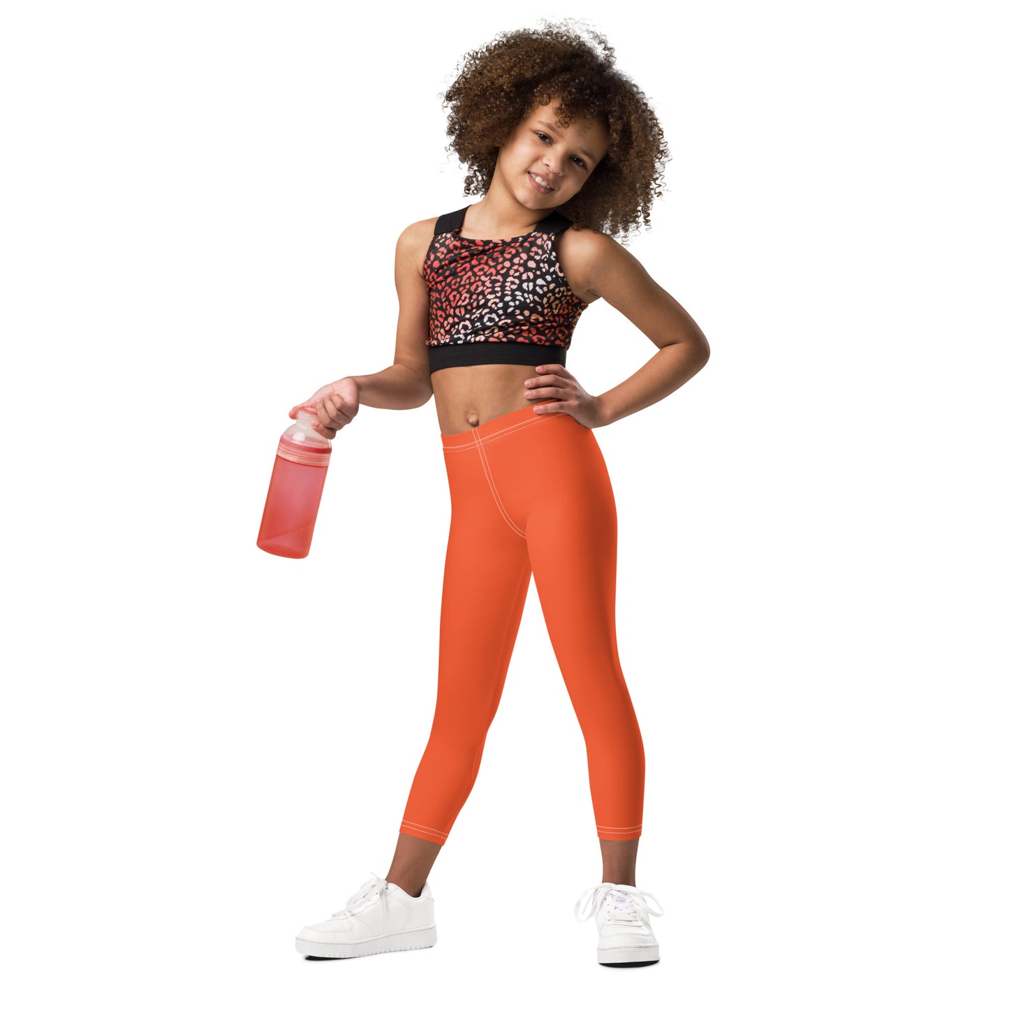 Kids Buttery Soft Orange Leggings