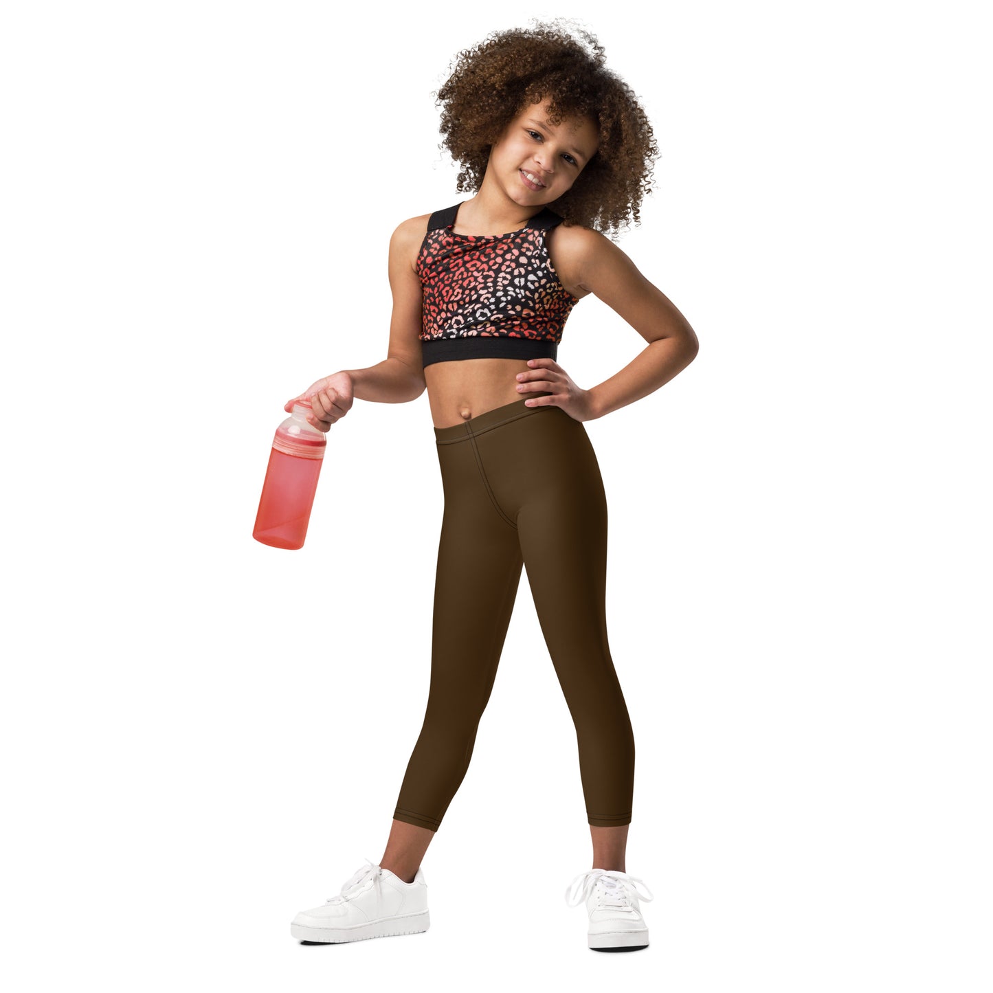 Kids Buttery Soft Brown Leggings