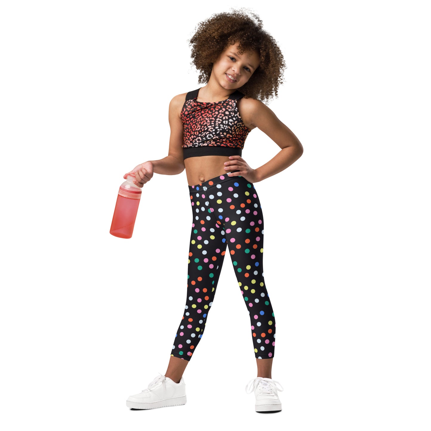 Girls Confetti Dots Buttery Soft Leggings