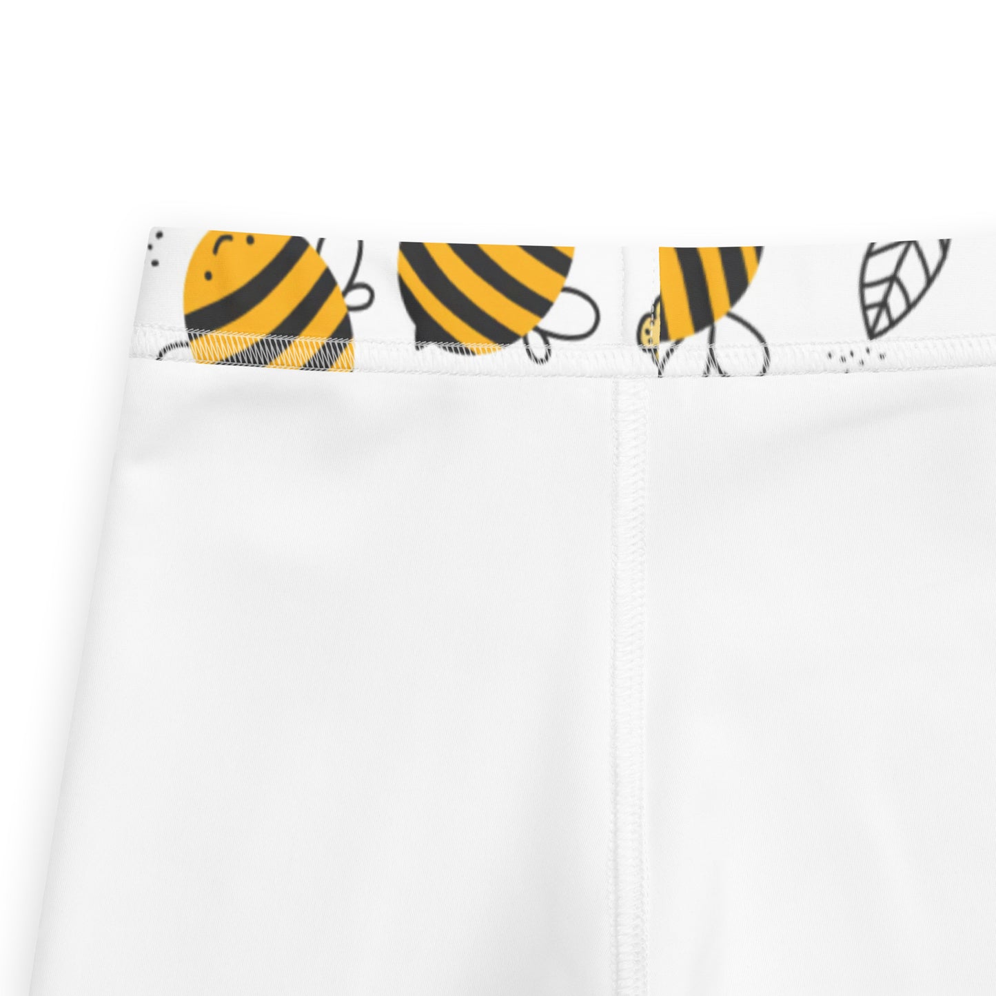 Girls Happy Yellow Bees Leggings