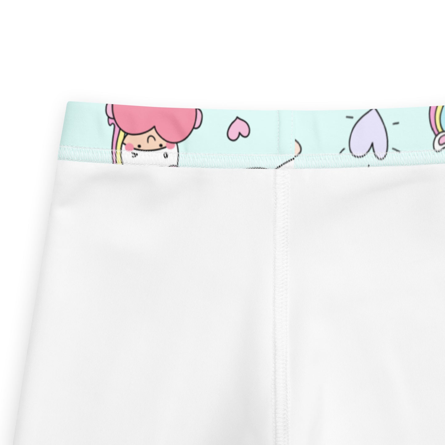 Girls Unicorn Hearts Leggings