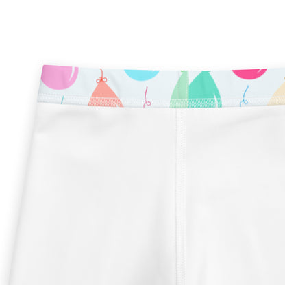 Girls Birthday Balloon Leggings