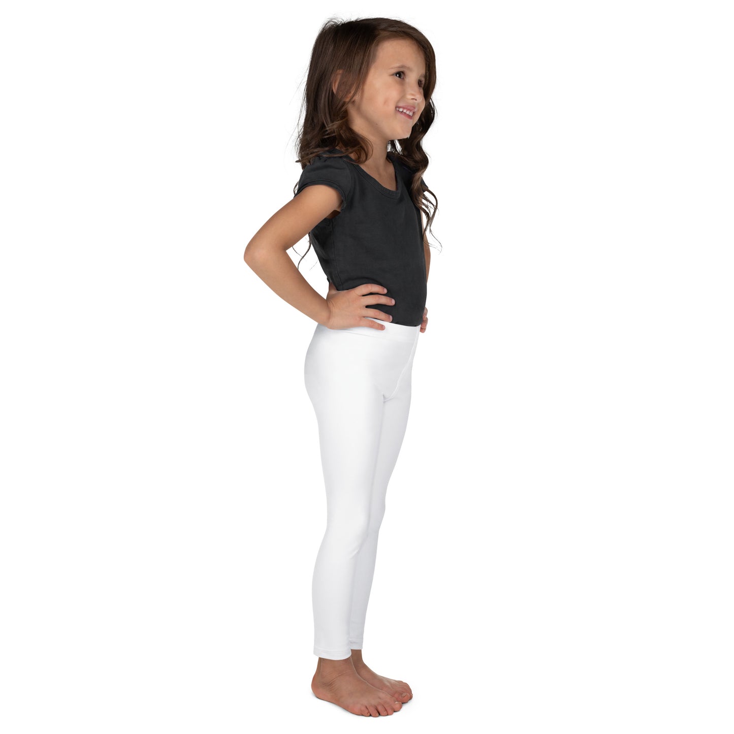 Kids Buttery Soft White Leggings