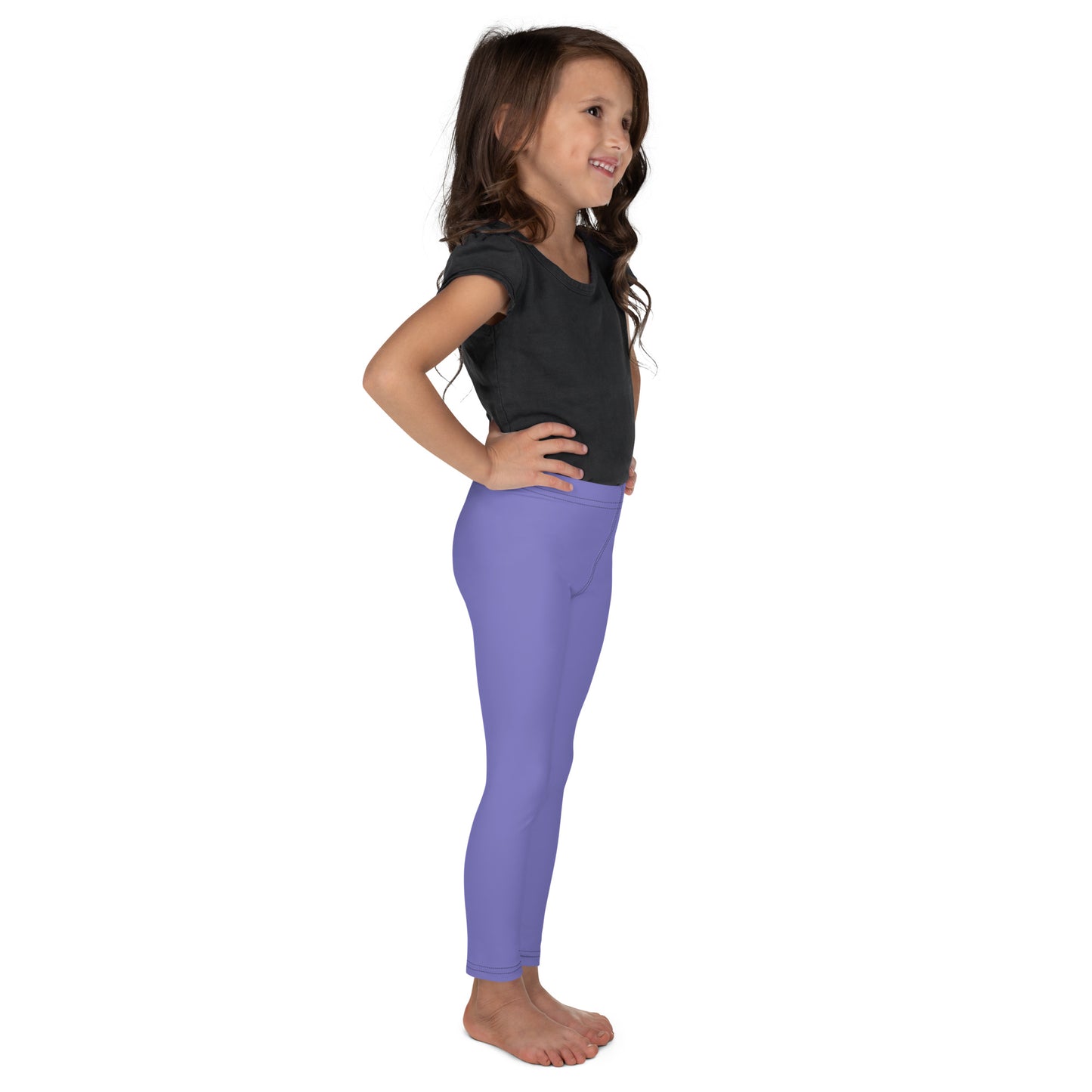 Girls Buttery Soft Purple Leggings