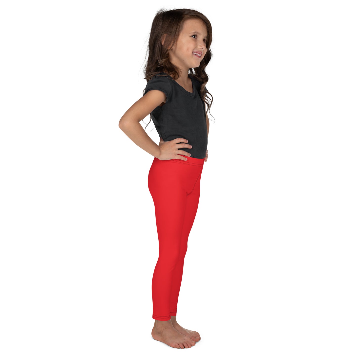 Kids Buttery Soft Red Leggings