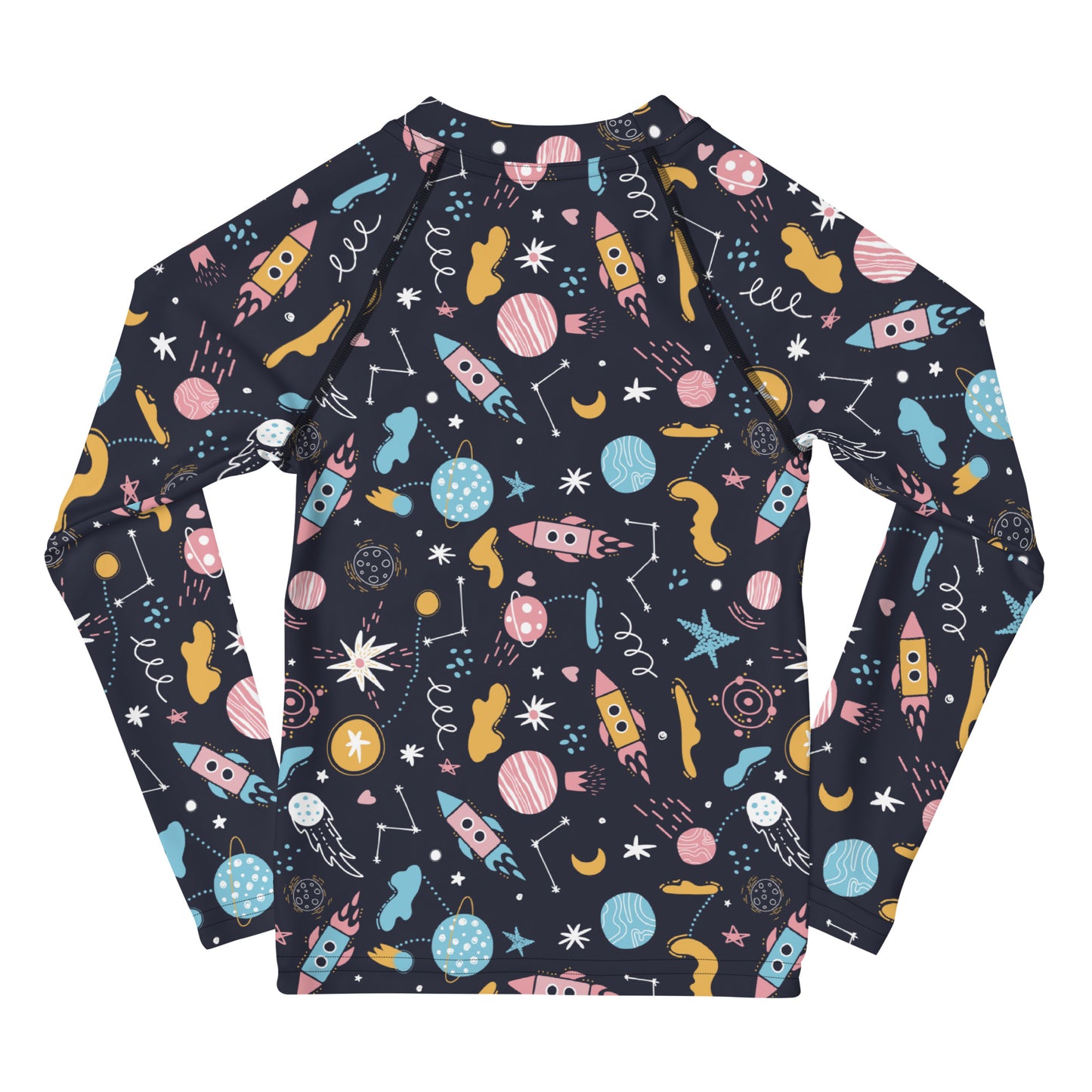 Kids Outer Space Rash Guard