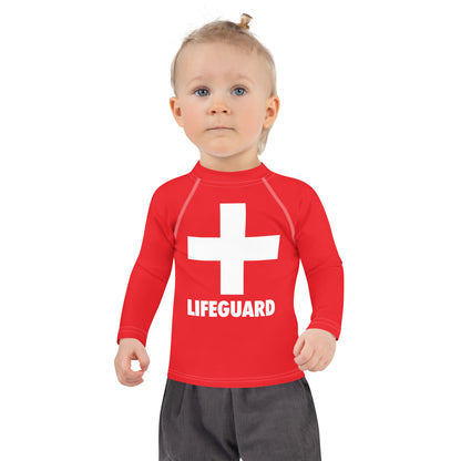 Kids Lifeguard Rash Guard