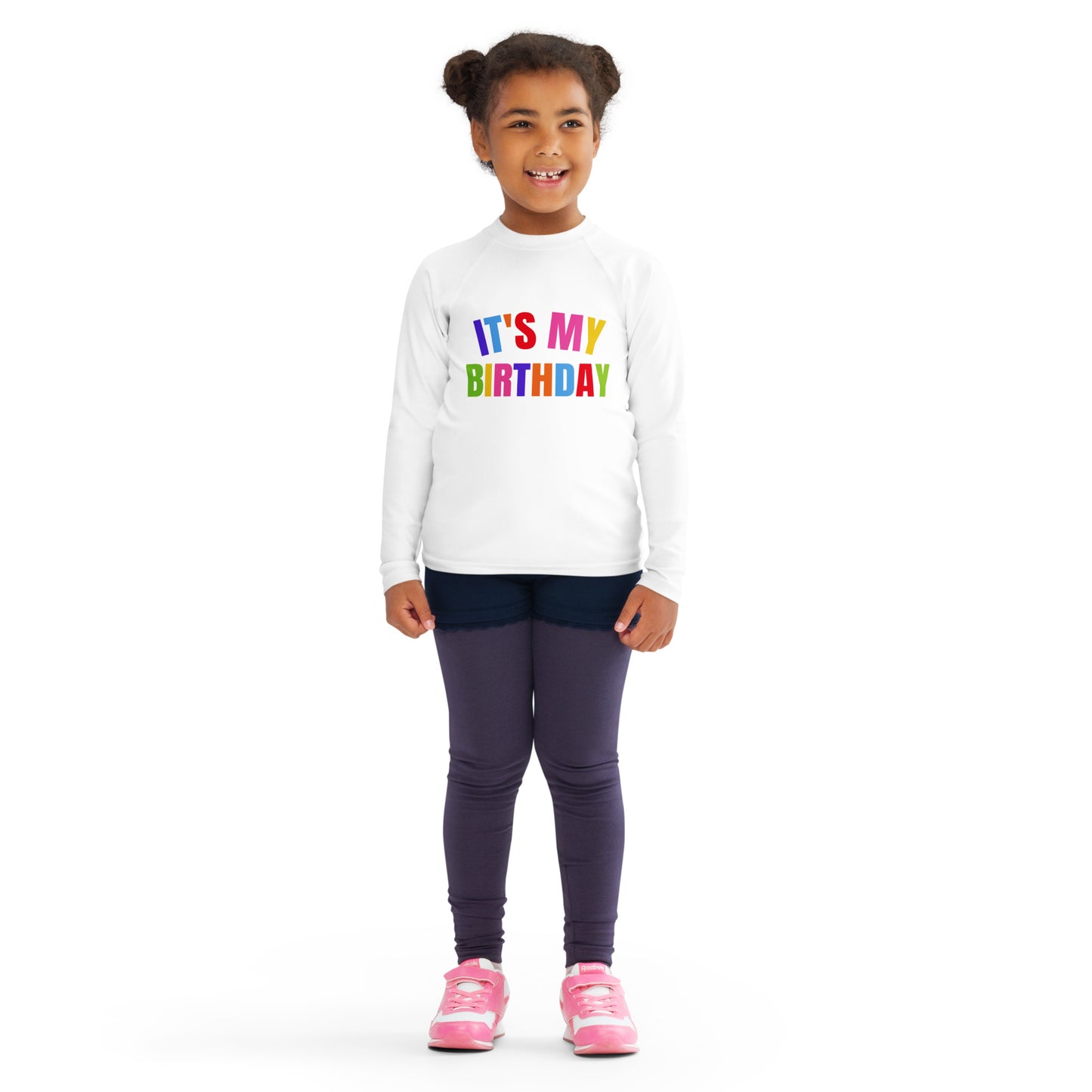 Kids It's My Birthday Rash Guard