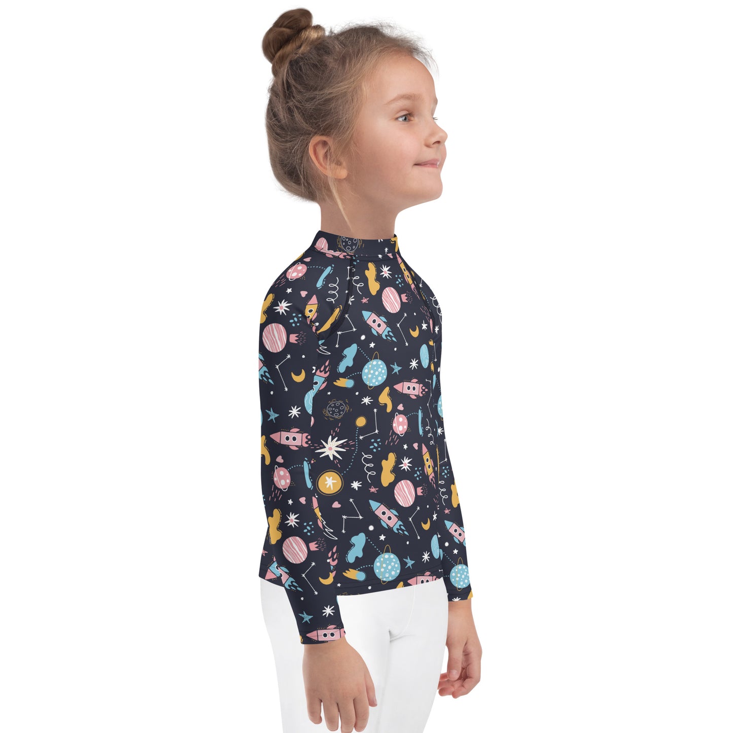 Kids Outer Space Rash Guard