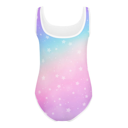 Girls Rainbow Stars Leotard