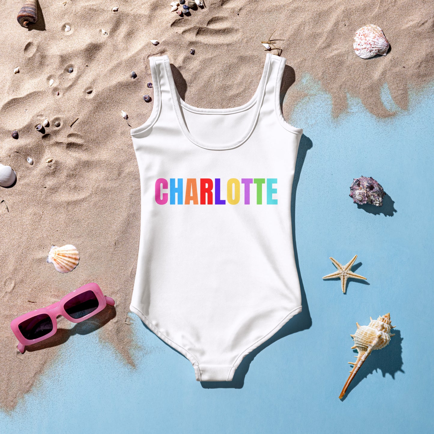 Birthday Girl Custom Age & Name Swimsuit