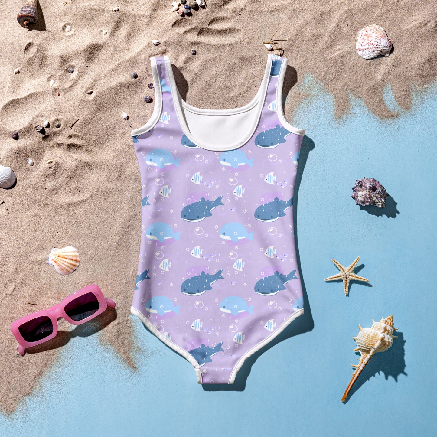 Girls Whale Shark Swimsuit