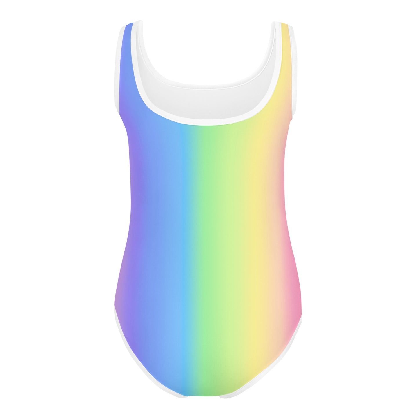 Girls Custom Rainbow Ballerina Buttery Soft Quick Drying Leotard