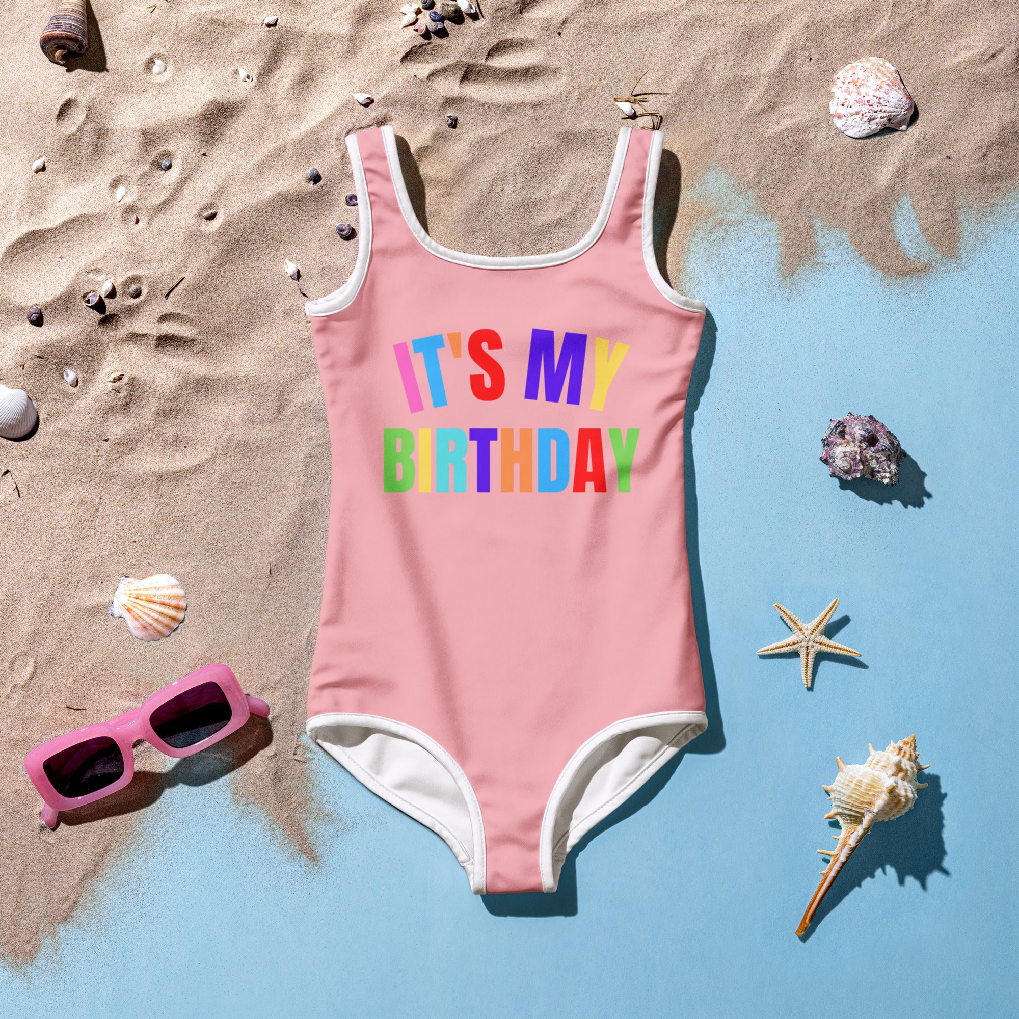 Girls It s My Birthday Swimsuit TwirlCove