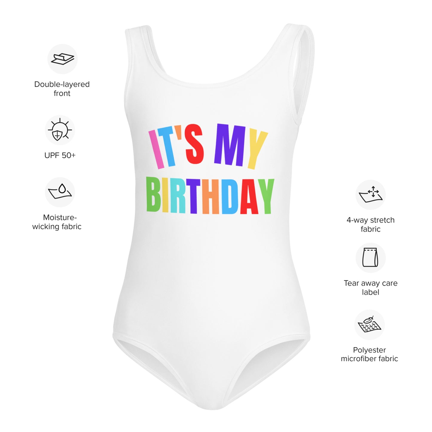 Girls It's My Birthday Swimsuit