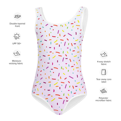 Girls Ice Cream Sprinkles Swimsuit