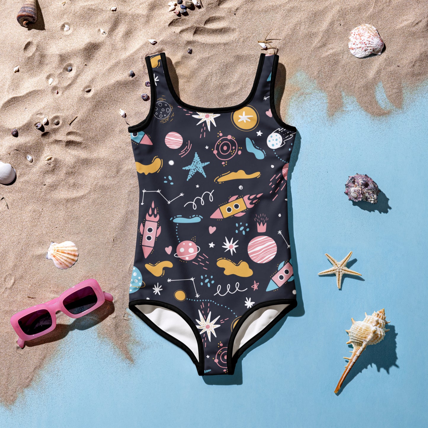 Girls Outer Space Swimsuit