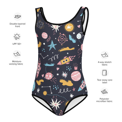 Girls Outer Space Swimsuit