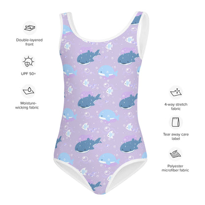 Girls Whale Shark Swimsuit