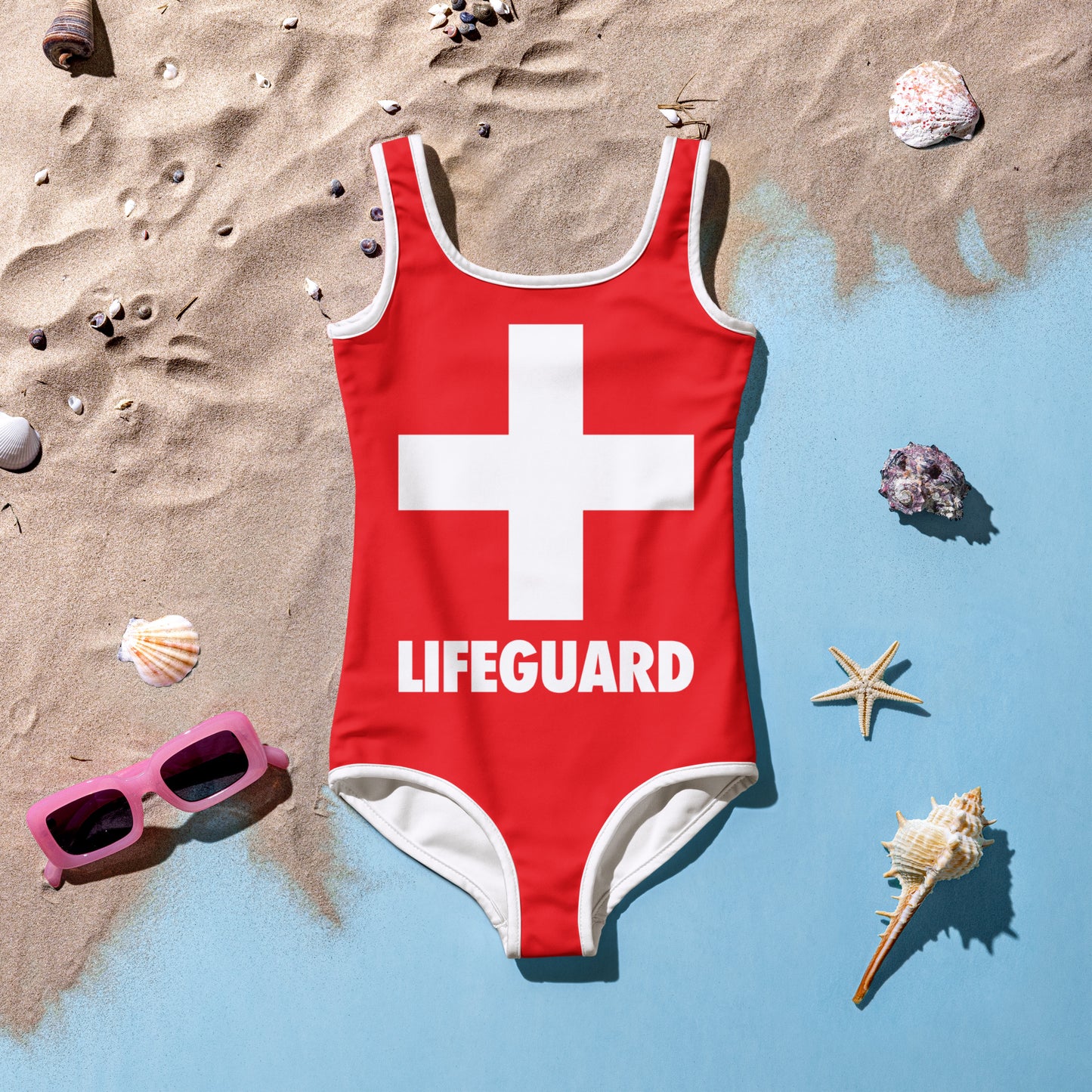 Girls Lifeguard Swimsuit