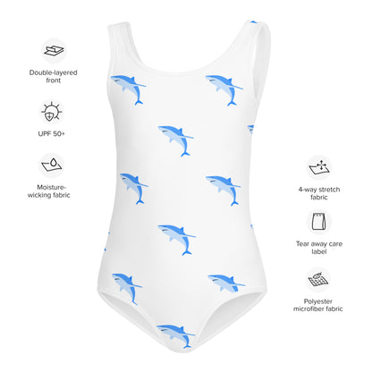 Girls Shark Swimsuit