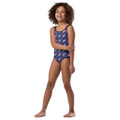 Girls Firework Rockets 4th Of July Swimsuit