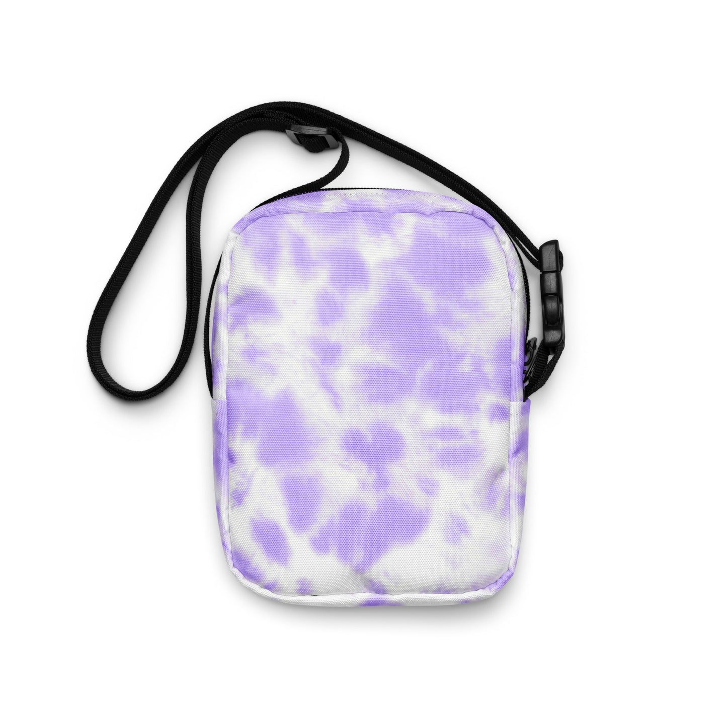 Girls Faux Purple Tie Dye Crossbody Purse