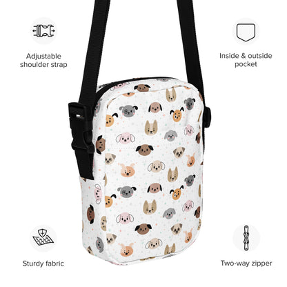 Girls Dog Face Crossbody Purse