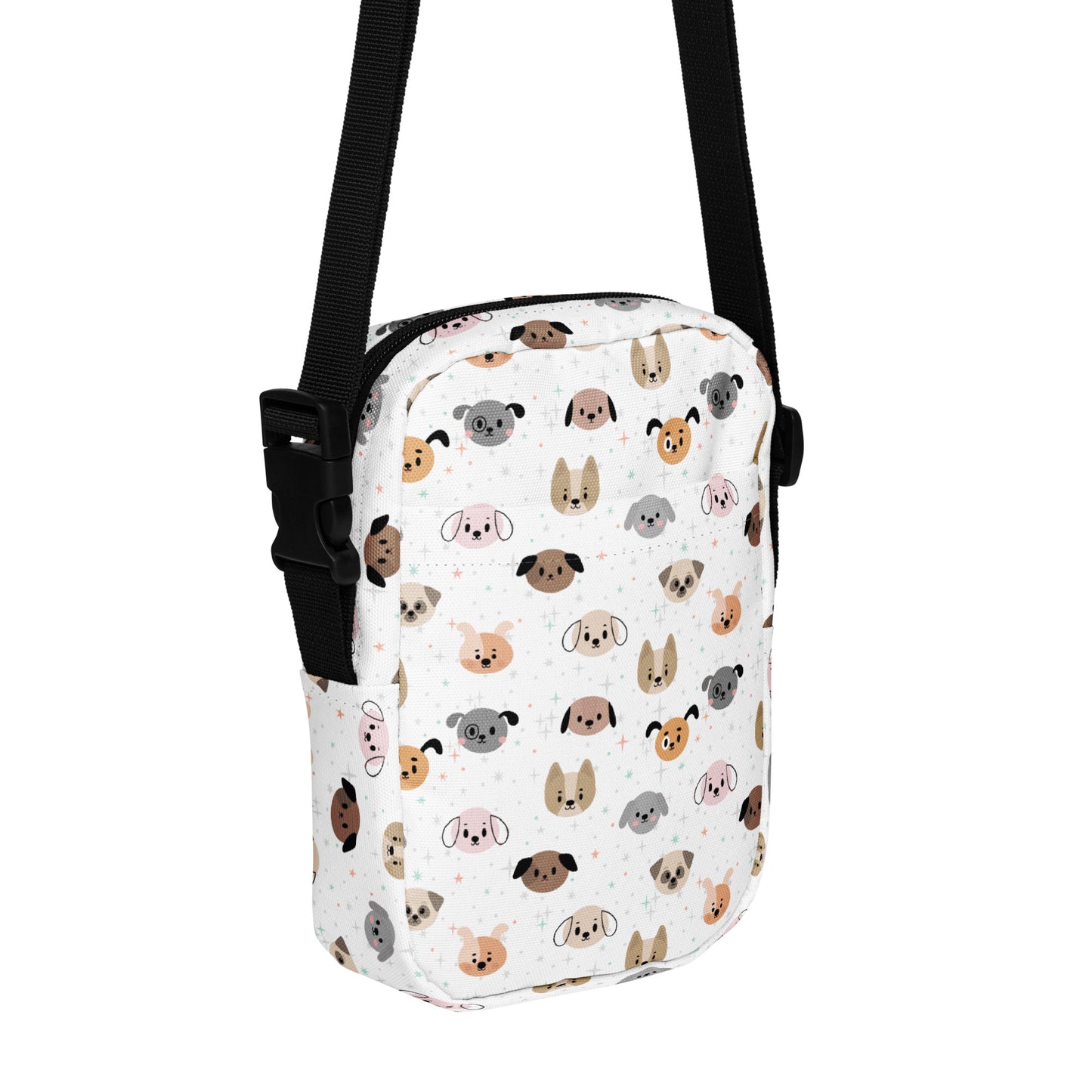 Girls Dog Face Crossbody Purse