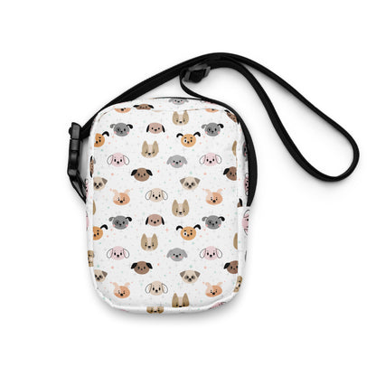 Girls Dog Face Crossbody Purse