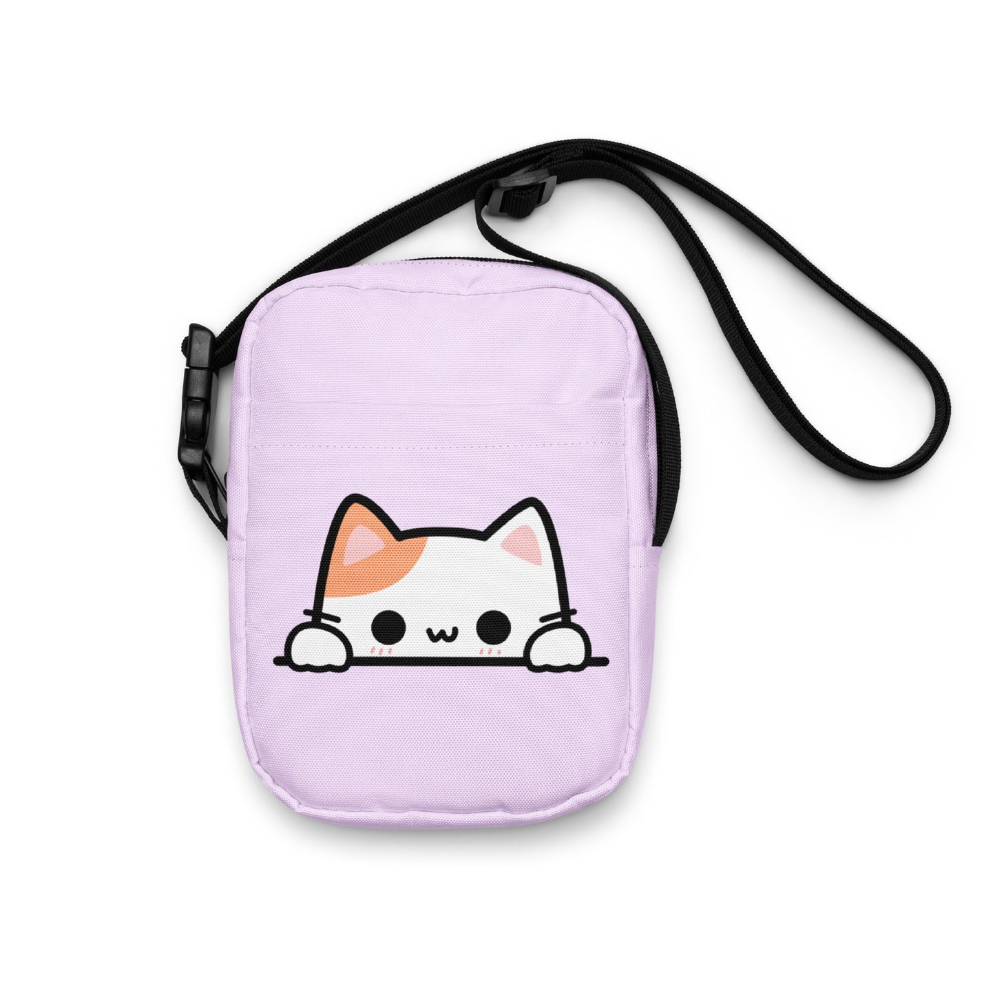 Girls Peeking Cat Crossbody Purse