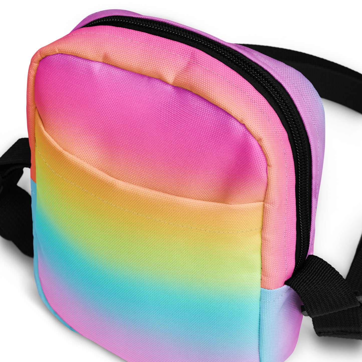 Girls Bright Rainbow Crossbody Purse