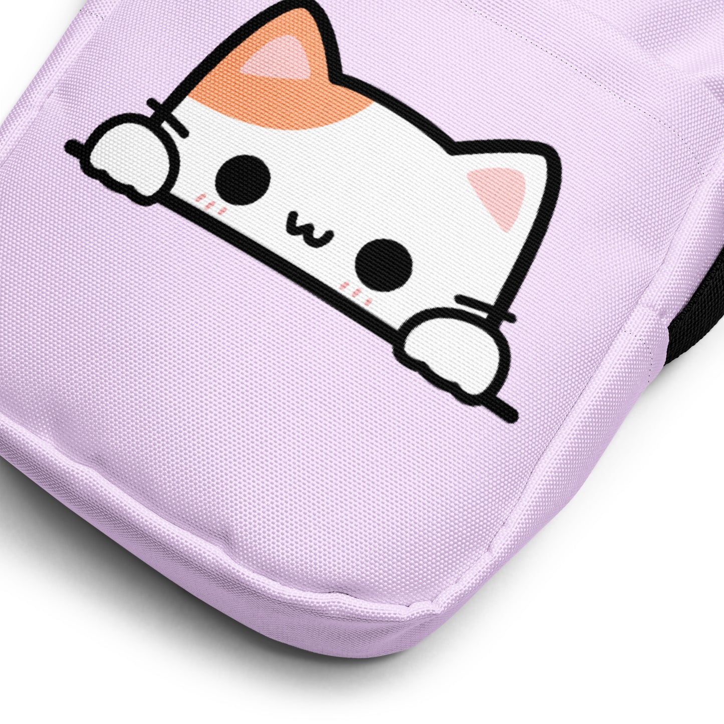 Girls Peeking Cat Crossbody Purse