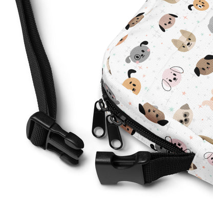 Girls Dog Face Crossbody Purse