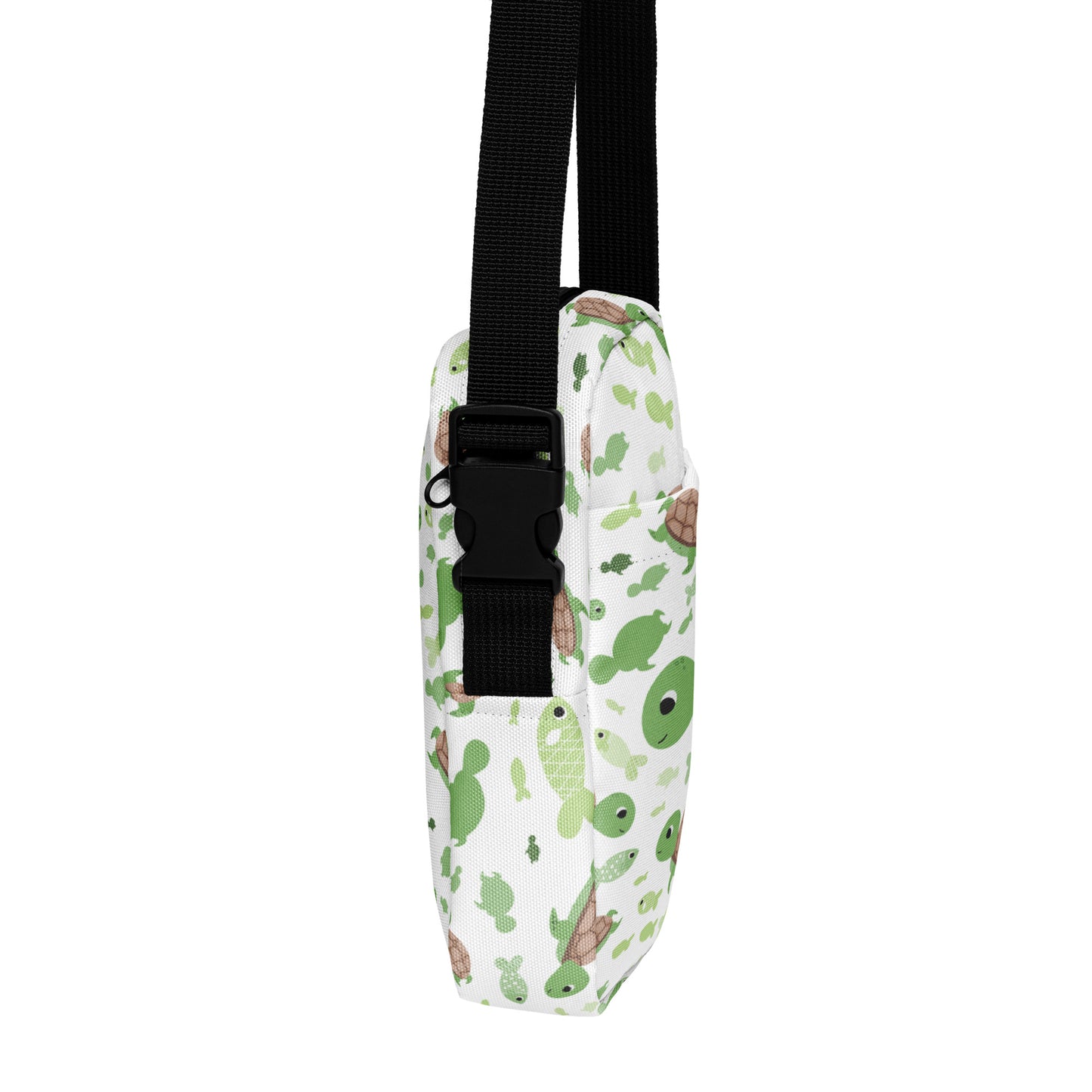 Girls Green Sea Turtle Crossbody Purse