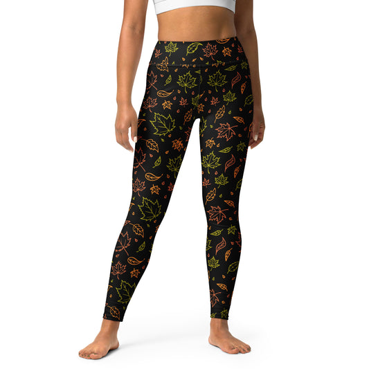 Women's Fall Leaves Yoga Leggings