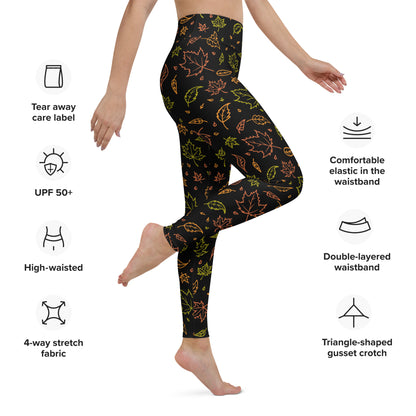 Women's Fall Leaves Yoga Leggings