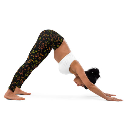 Women's Fall Leaves Yoga Leggings