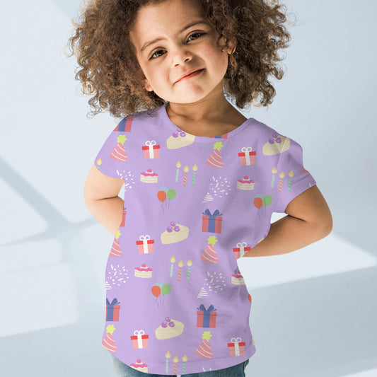 Girls Birthday Pattern T-Shirt