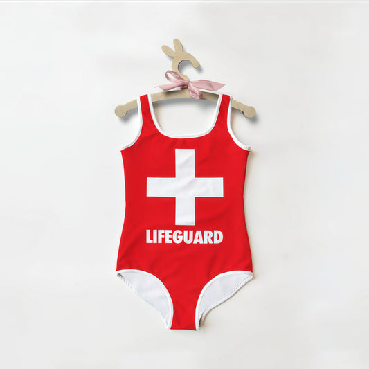 Girls Lifeguard Swimsuit