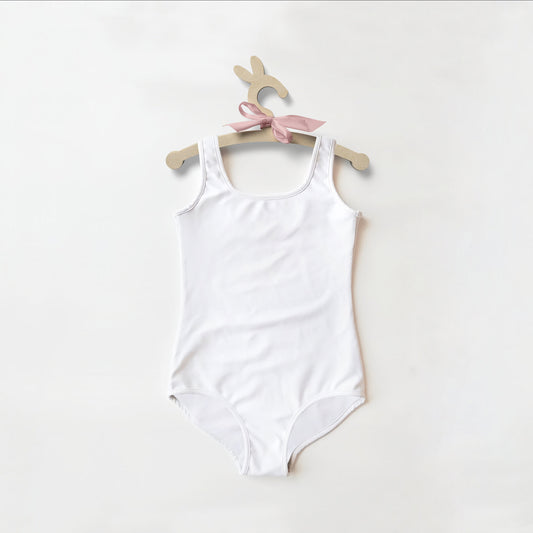 Girls Buttery Soft White Swimsuit