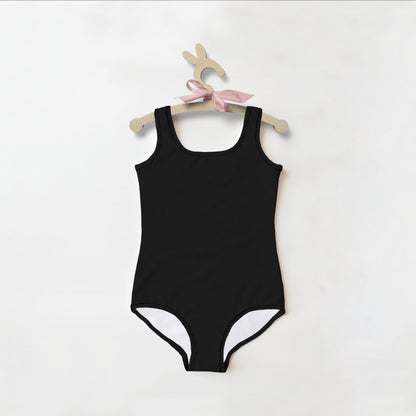 Girls Buttery Soft Black Swimsuit