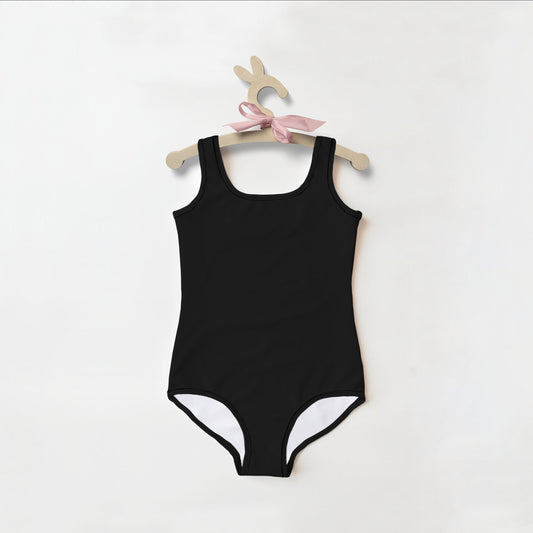 Girls Buttery Soft Black Swimsuit