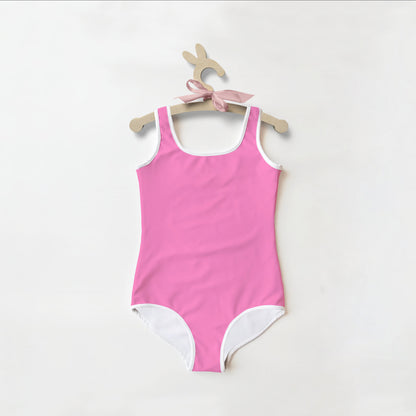 Girls Buttery Soft Pink Swimsuit