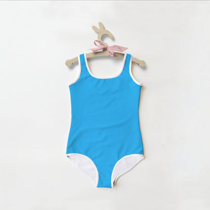 Girls Buttery Soft Blue Swimsuit