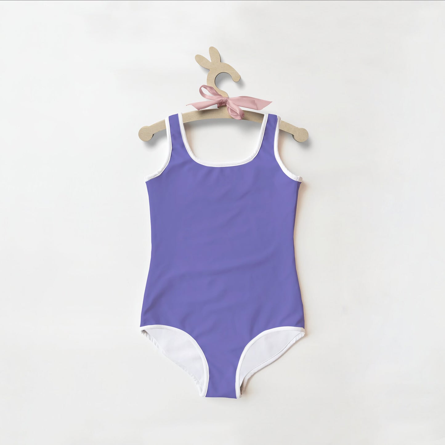 Girls Buttery Soft Purple Swimsuit