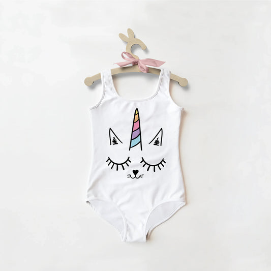 Girls Caticorn Swimsuit